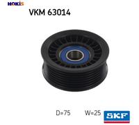 SKF VKM 63014 Deflection / guide pulley, V-ribbed belt