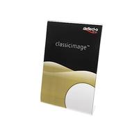 Deflecto 12-Pack A5 Portrait Sign Holders - Slanted Acrylic Stand for Posters, Leaflets & Displays