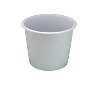 Deflecto 14 Litre Plastic Waste Bin - Grey