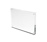 Deflecto Magnetic Block Desktop Card Holder Acrylic A5 8mm MCHA511
