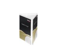 Deflecto 3 Sided A6 Portrait Sign Holder Menu Display - A6 Plastic Display Stand - A6 Menu Holders - Leaflet Display Stands - A6 Poster Holder - Pack of 6