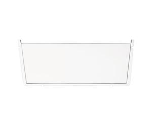 Deflecto 64301 Literature Wall Pocket Unbreakable Landscape A3 Crystal- Clear