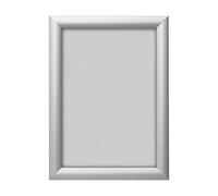 Deflecto A 2 Snap Frame Silver - Aluminium Clip For Certificate, Wall Display & Photo Hanger - Poster Holder With Convenient