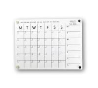 Deflecto A3 Acrylic Weekly/Monthly Planner Magnetic Mounting System 420 x 297mm - WPMA3MG