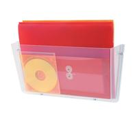 Deflecto A3 Landscape Unbreakable Wall Pocket, Leaflet & Literature Holder
