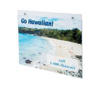 deflect-o Wall Sign Holder A3 Landscape Pre Drilled Clear