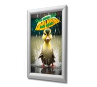 Deflecto A3 size with a 25mm Profile Water Resistant Snap frame- Silve