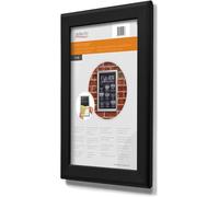 Deflecto A3 Snap Frame Black, Aluminium Clip Frame, Certificate & Poster