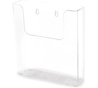 Deflecto Wall Mountable Literature Display Acrylic 225 x 50 x 242mm A4 Clear