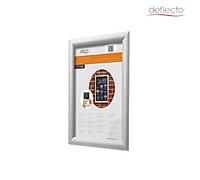 Deflecto A4 Literature Display Silver Aluminium SFA4SWP 24 (W) x 1.5 (D) x 32.5 (H) cm