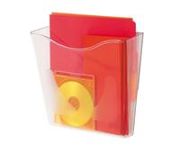Plastic clear wall document holder