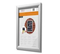 Deflecto A4 Snap Frame - Silver