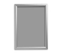 Deflecto A4 Snap Frame Silver Pack of 20, Aluminium Clip Frame Wall Display | Front opening aluminium picture frame for posters, certificates and photos. Wall mount display for home, office or retail.