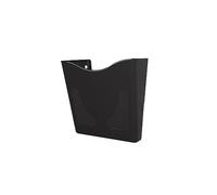Deflecto A4 Wall Mounted Document & Leaflet Holder, Portrait Graphite | Graphite A4 wall rack keeps signs, brochures and letters tidy. No drill fixing, doubles as leaflet, menu and poster display.