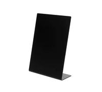 Deflecto A5 Portrait Slanted Countertop Chalkboard Black - SSPA514-2
