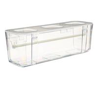 Deflecto Acrylic Ribbon Dispenser-Clear, 13.3" x 4.4" x 4.2" 29321CR