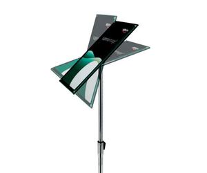 Deflecto Bevelled Floor Sign Holder A4 DE790845