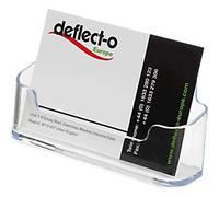 Deflecto Business Card Holder Plastic Transparent
