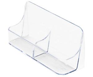 Deflecto Business Card Holder Plastic Transparent