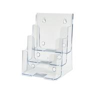 Deflecto Countertop 3 Tier A5 Portrait Multi Tier Literature Holder - Pack of 6 - Mag