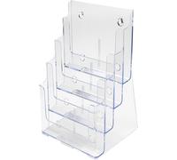 Deflecto Countertop 4 Tier 4 Pocket A4 Portrait Multi-Tier Literature Holder -