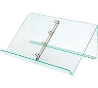 Deflecto Countertop Lectern with Ring Binder, Acrylic Sign Holder Stand