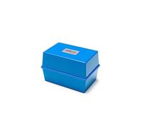 Valuex Deflecto Card Index Box 5x3 inches / 127x76mm Blue