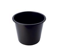 Deflecto CP025YTBLK 14 Litre Plastic Waste Bin - Black