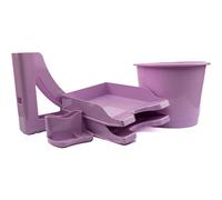 Deflecto Desk Acc Starter Kit Lavender