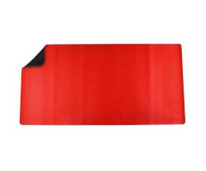 Deflecto Desk Mat Faux Leather, PVC (Polyvinyl Chloride) Black, Red 80 x 40 cm