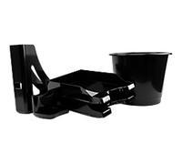 Deflecto Desk Organiser Plastic Black Set of 5