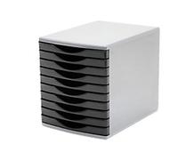 Deflecto Desktop Drawers Plastic Black 10 Drawers 29 x 40.3 x 33.7 cm A4