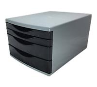 Deflecto Desktop Drawers Plastic Black 4 Drawers 29 x 40.3 x 21.2 cm A4