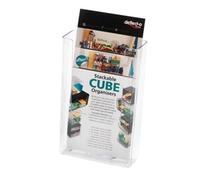 Deflecto DL Literature Display Wall Mounted Transparent 76001 11.2 x 4.3 x 16.5 cm