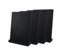 Deflecto Double Sided A5 Countertop Chalkboard Information Display Black (Pack of 4) TCB-A5-BLKX4