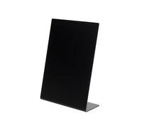 Deflecto Double-Sided Table Chalkboard Sign, Freestanding Mini Display for Cafés, Weddings, Parties, Menus, Event Labels, Tabletop Message Board - Single Pack, A6