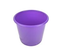 Deflecto Essential Range 14 Litre Waste Bin - Purple Bedroom Bin - Waste Paper Bins For Bedrooms - Rubbish Bin - Dustbin For Kitchen - Plastic Bin - Trash Bin For Bedroom Accessories - Office Bin