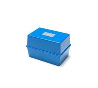 Deflecto Essentials Card Index Box 5X3 Inches / 127X76mm Blue - Cp010ytblu