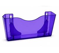 Deflecto Gemstone collection A4 Landscape Wall Pocket Literature File - Amethyst