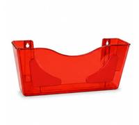Deflecto Gemstone collection A4 Landscape Wall Pocket Literature File - Ruby
