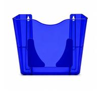 Deflecto Gemstone collection A4 Portrait Wall Pocket Literature File - Sapphire