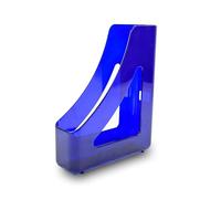 Deflecto Gemstone Collection Contemporary Magazine File - Sapphire