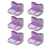 Deflecto Kaddymaster Pen Pot & Desk Tidy Lavender - Pack of 6 - Pen Holder For Desk Organiser -All-in-One Pen Pots For Desk Tidy Organiser Set - Pencil Pot For Desk Accessories - Desktop Organiser