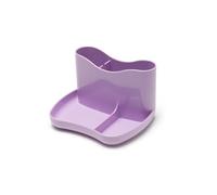 Deflecto Kaddymaster Pen Pot & Desk Tidy Lavender - Pen Holder For Desk Organiser - All-in-One Pen Pots For Desk Tidy Organiser Set - Pencil Pot For Office Desk Accessories - Stationery Pencil Holder