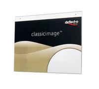 deflect-o Wall Sign Holder A3 Landscape Pre Drilled Clear
