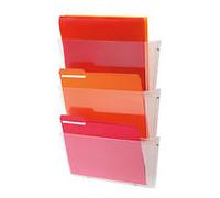 Deflecto Linked Wall File Pocket A4 (Pack of 3) DE736YTCRY