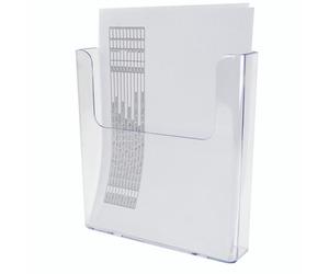 Deflecto Lit Hldr A4 Flat Back