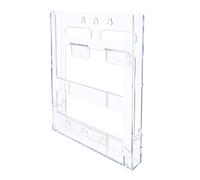 Deflecto Lit-loc Literature Holder Modular Wall-mountable A4 Clear Ref DE772001