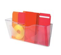 Deflecto Literature Wall Pocket A4 Landscape Clear - Cp074ytcry