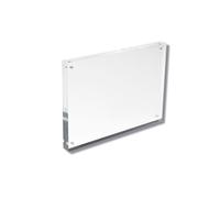 Deflecto Magnetic Block Desktop Card Holder Acrylic A5 8mm MCHA511